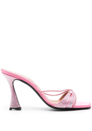 D'ACCORI 100mm Lust sandals - Pink