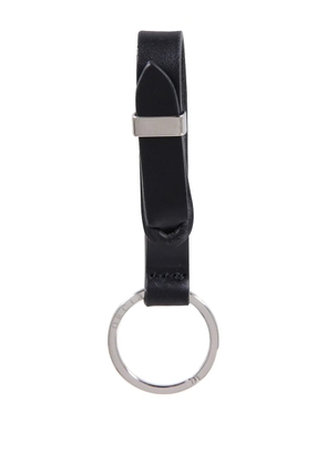 Orciani loop leather keyring - Black