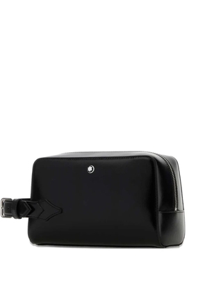 Montblanc leather wash bag - Black