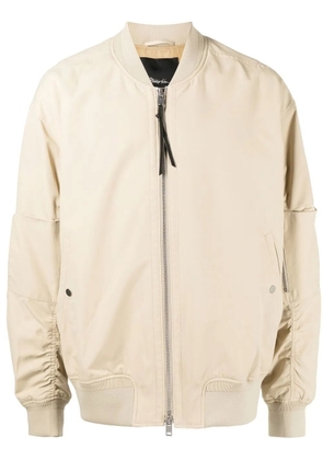 3.1 Phillip Lim zip-front bomber jacket - Neutrals