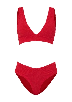 Hunza G Angel textured-finish bikini