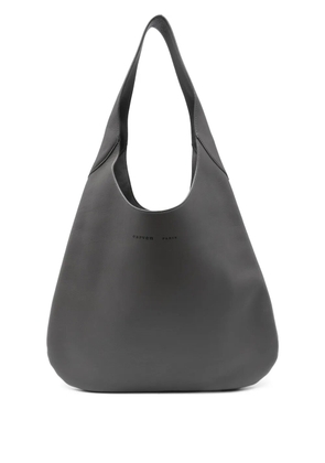 Carven Tommaso curved-handle tote bag - Grey
