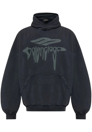 Balenciaga 3D Liquified Effect hoodie - Black