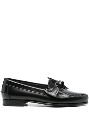 Hereu bow-detail loafers - Black