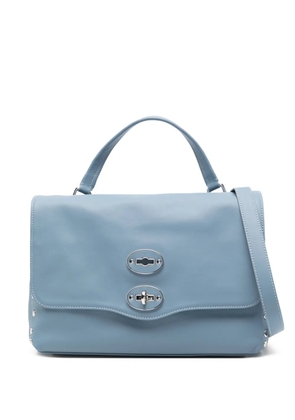 Zanellato small Postina® studded tote bag - Blue