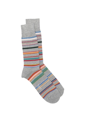 Paul Smith Martin striped socks - Grey