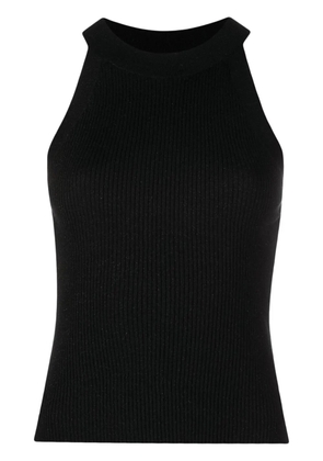 Brunello Cucinelli knitted cashmere-blend vest - Black