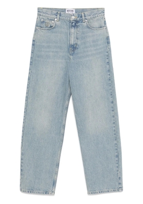 MOSCHINO JEANS logo-patch jeans - Blue