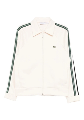 Lacoste logo-appliqué jacket - Neutrals