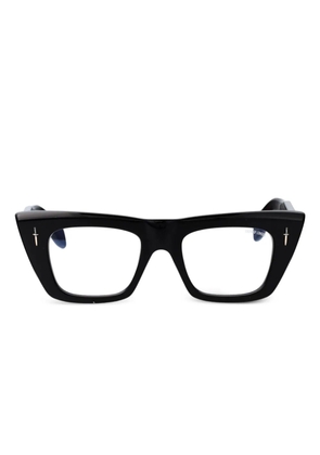 Cutler & Gross cat-eye acetate glasses - Black