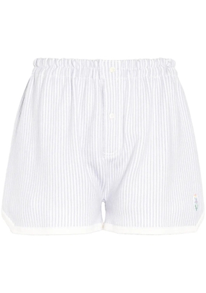 Barrie striped shorts - Blue