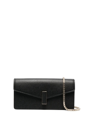 Valextra Iside leather clutch bag - Black