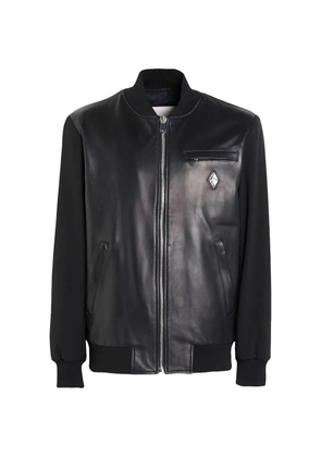 YES LONDON panelled bomber jacket - Black