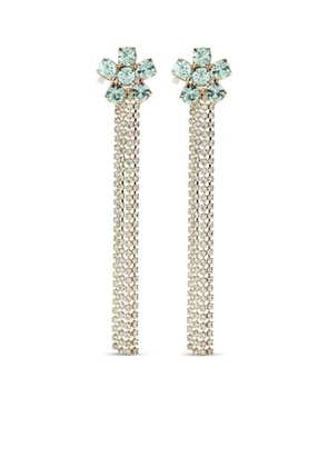 Rosantica flower-cluster chain earrings - Gold