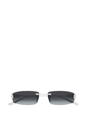 Balenciaga Eyewear logo-detail sunglasses - Silver