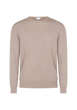 04651 / A TRIP IN A BAG ribbed crew-neck sweatshirt - Neutrals