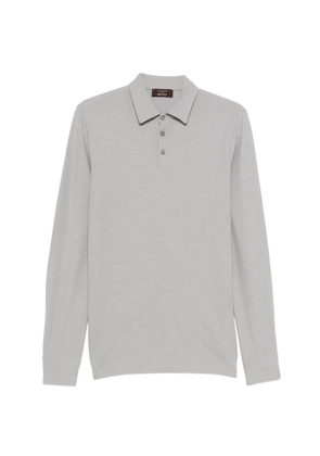 Zanone long-sleeve polo shirt - Grey
