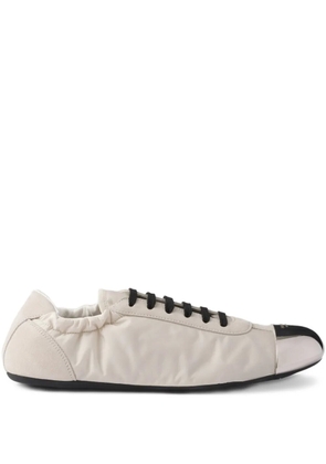 Prada logo-debossed sneakers - Neutrals