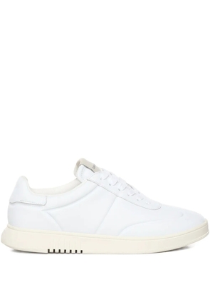 Emporio Armani leather sneakers - White