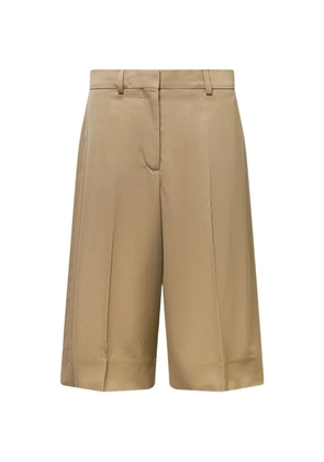 Stella McCartney wide-leg tailored shorts - Neutrals