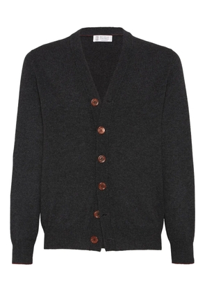 Brunello Cucinelli cashmere cardigan - Grey