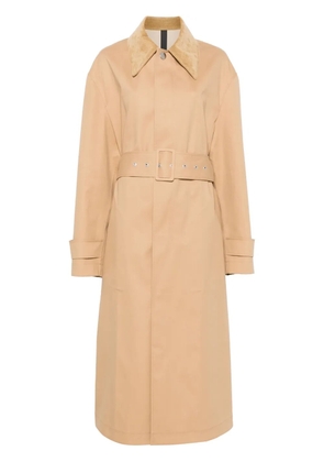 AMI Paris belted coat - Neutrals