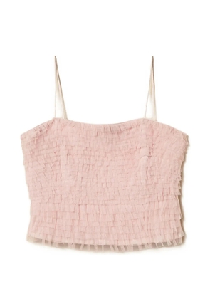 TWINSET ruffle-detail top - Pink