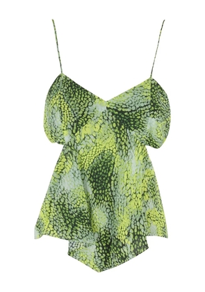 IRO spotted-print camisole top - Green