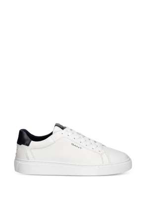 Gant logo detail sneakers - White