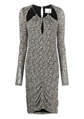 ISABEL MARANT Logane cut-out midi dress - Black