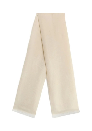 Bally jacquard logo scarves - Neutrals