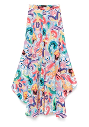 ETRO graphic-print maxi skirt - Yellow