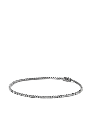SHAY 18K black gold diamond tennis bracelet
