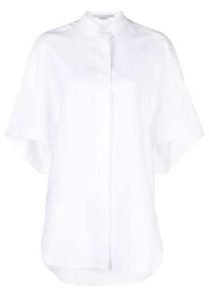 Stella McCartney linen-blend tunic shirt - White
