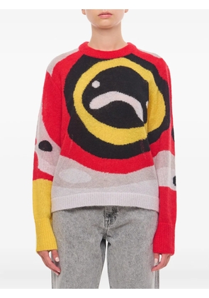 Charles Jeffrey Loverboy abstract-print crew-neck sweater - Multicolour
