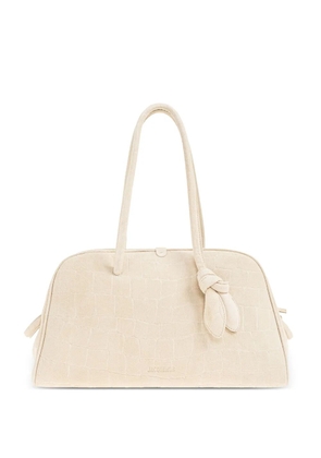 Jacquemus The Turismo leather top-handle tote bag - Neutrals