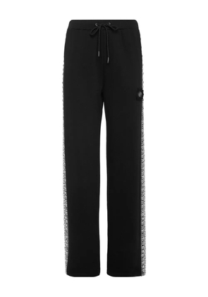 Philipp Plein crystal-embellished track pants - Black