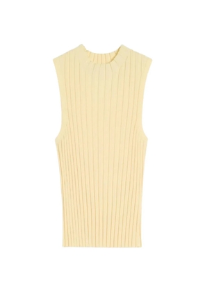 Weekend Max Mara ribbed knitted top - Yellow