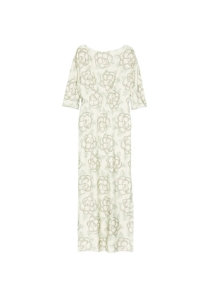 Marni floral print dress - Neutrals