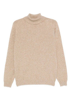 Boglioli knitted roll-neck sweater - Brown