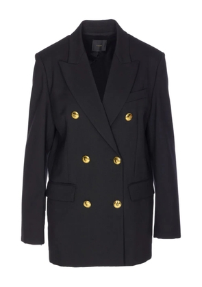 PINKO double-breasted pizza coat - Black