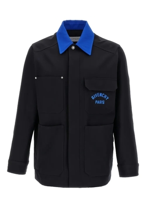 Givenchy logo-embroidered jacket - Black