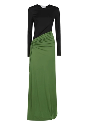 Victoria Beckham draped maxi dress - Black