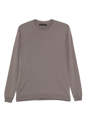 Low Brand fine-knit top - Brown