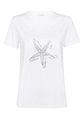 Max Mara starfish logo cotton T-shirt - White