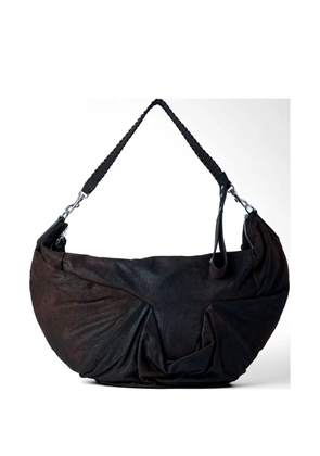 Vivienne Westwood large Agnes gathered leather shoulder bag - Brown