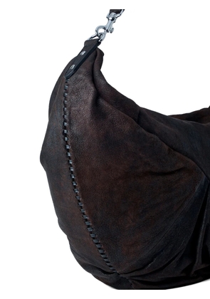 Vivienne Westwood large Agnes gathered leather shoulder bag - Brown