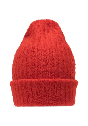 Guest In Residence ribbed turn-up beanie - Red