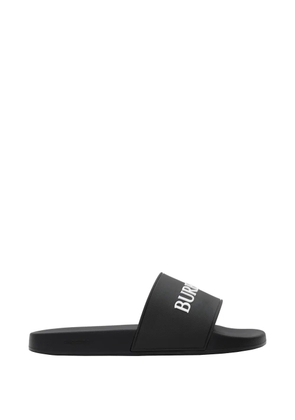 Burberry logo slides - Black