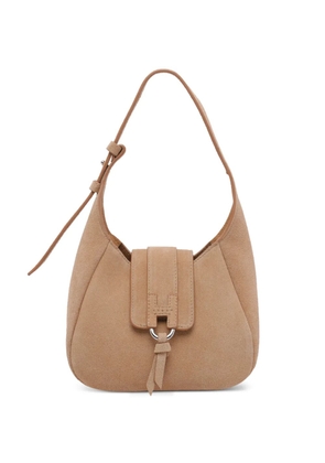 Hogan suede logo-detail mini bag - Neutrals